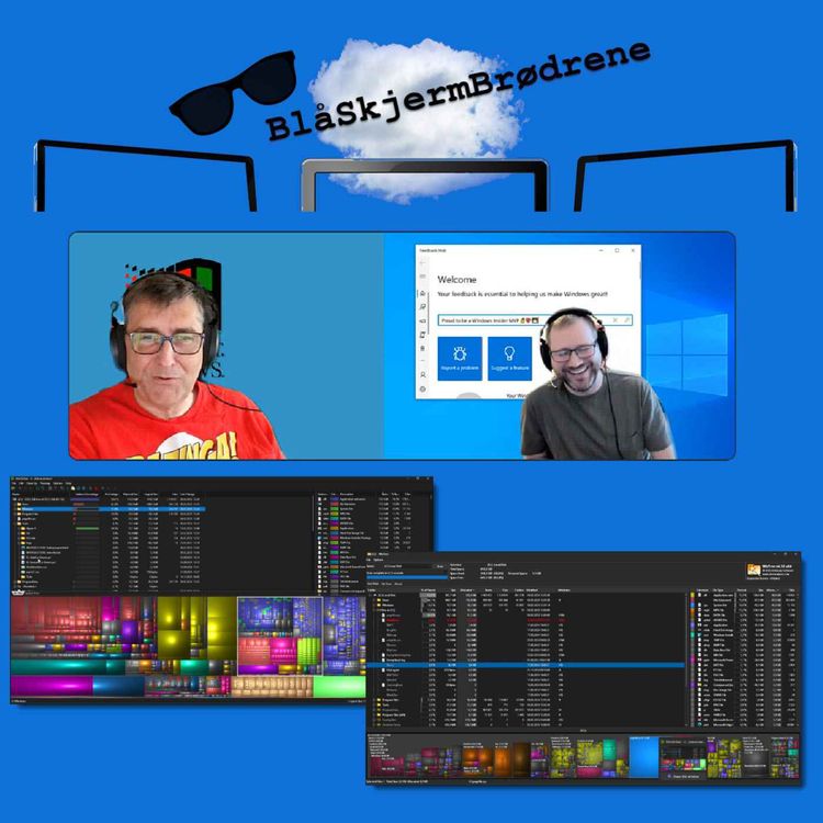 cover art for #26-04 Blåskjerm Brødrene rydder (disken)