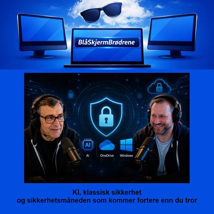 cover art for #26-10 KI, klassisk sikkerhet og sikkerhetsmåneden som kommer fortere enn du tror