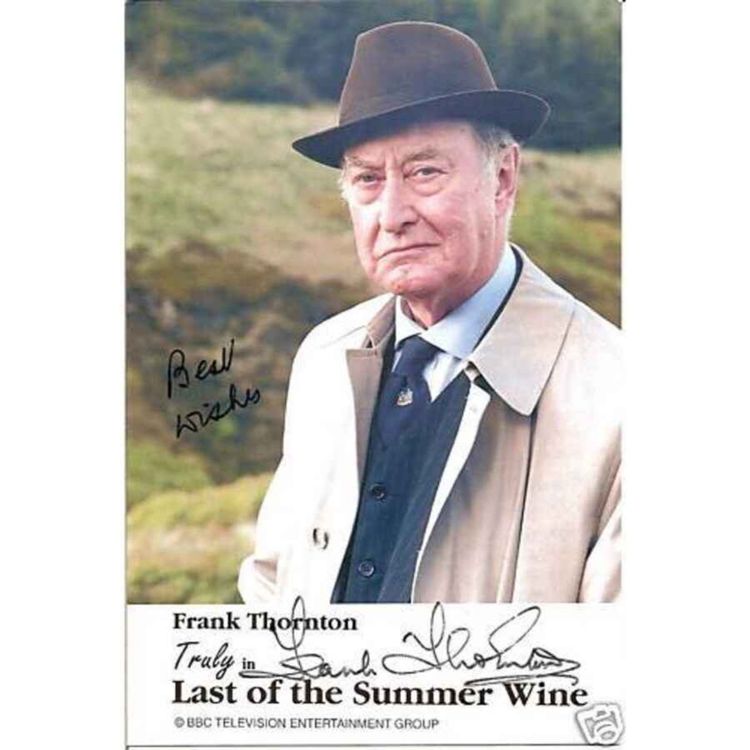 cover art for FRANK THORNTON, of Are You Being Served? and Last Of The Summer Wine fame, interview