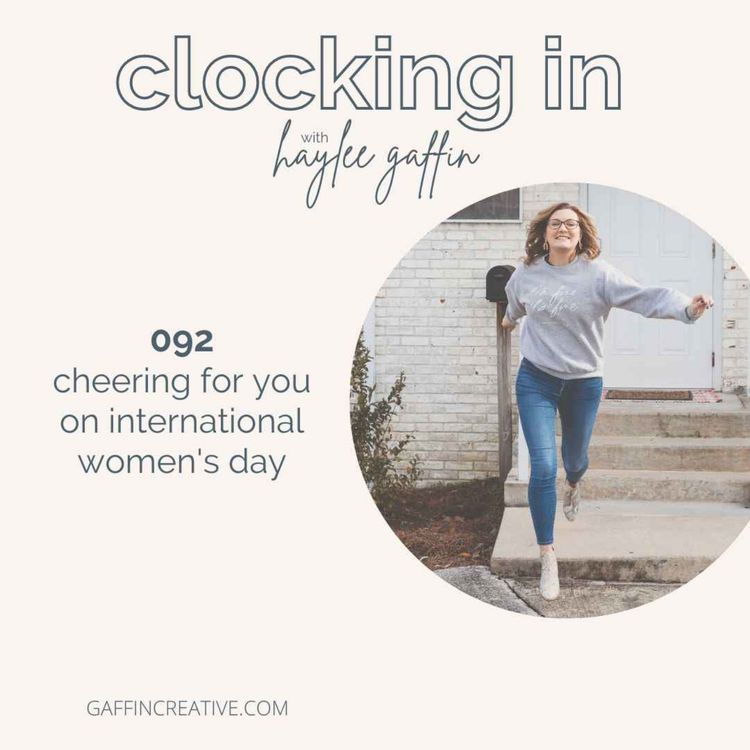 cover art for 092: Cheering for You on International Women's Day