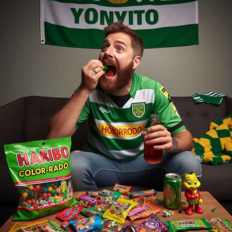 cover art for Gloverscast #304 - "Anything is possible in the happy world of Haribo..."