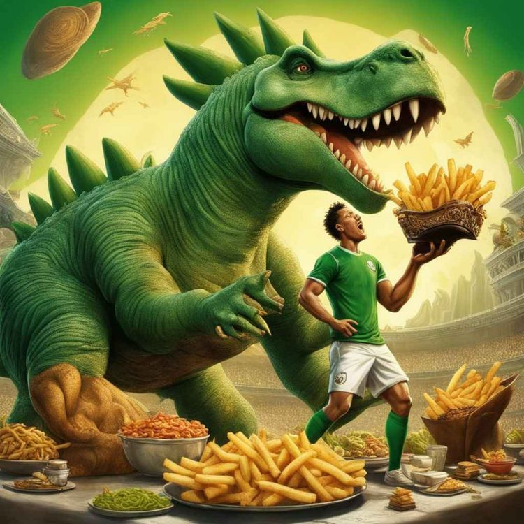 cover art for Gloverscast #364 - I enjoy a Stegosaurus and chips occasionally