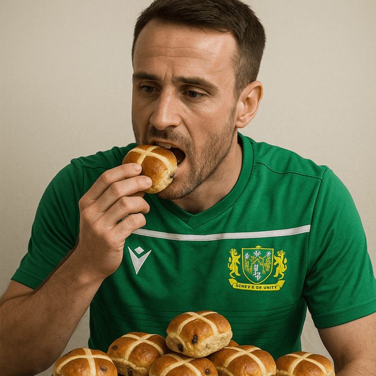 cover art for Gloverscast #415 - "Matty Warburton's Hot Cross Buns"