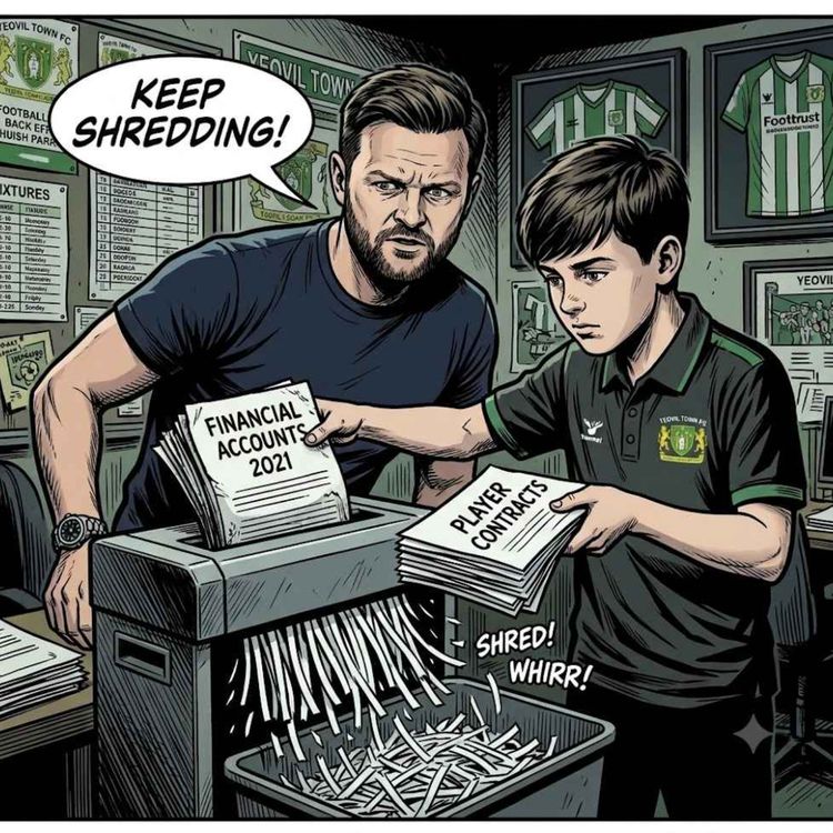cover art for Gloverscast #512 - "Can you shred these accounts please?"