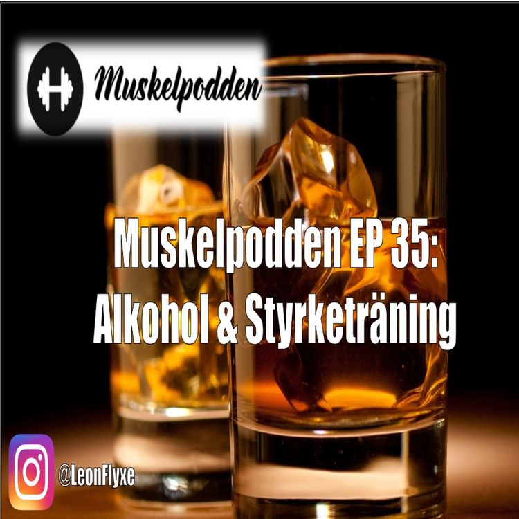 cover art for Muskelpodden EP 35: Alkohol & Styrketräning