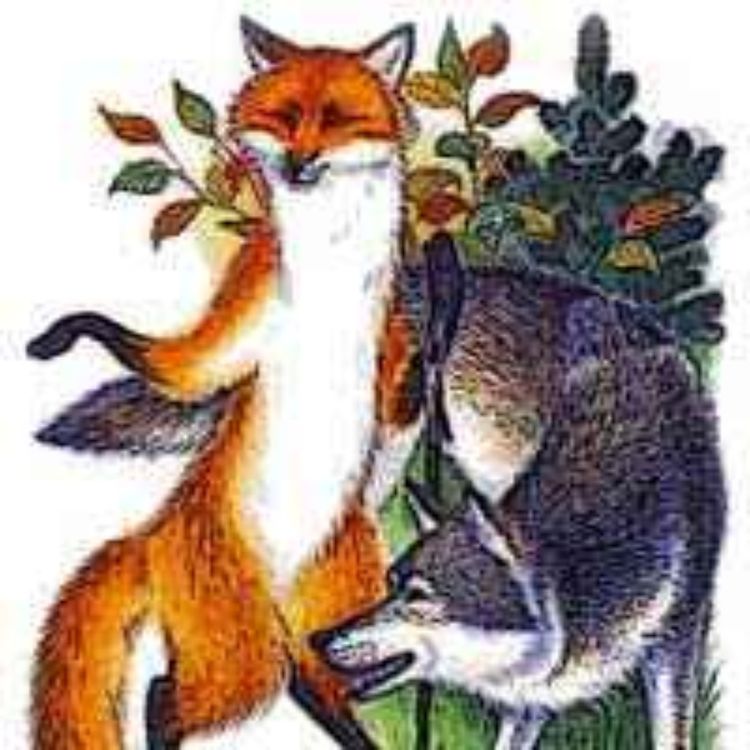 cover art for Le Fiabe Italiane di Italo Calvino: "Comare Volpe e Compare Lupo"