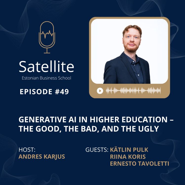 cover art for Satellite #49 Generative AI in Higher Education
