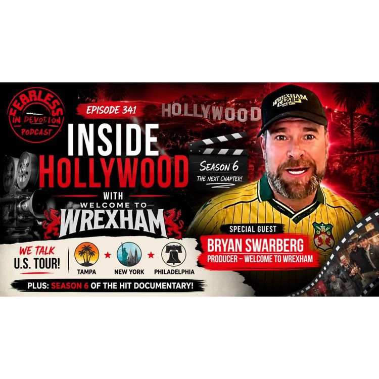 cover art for Episode 341 - Rob's right hand man talks all things Wrexham in America!