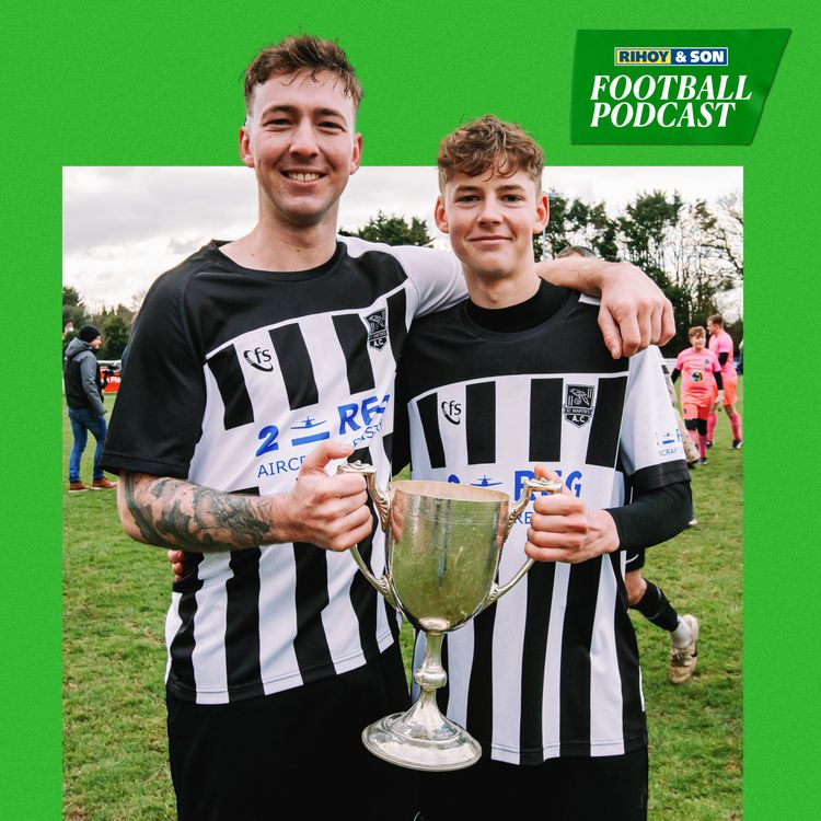 cover art for Saints seal Priaulx title, Alderney gear up for Jersey, plus GFC and GFA Cup — Football Podcast