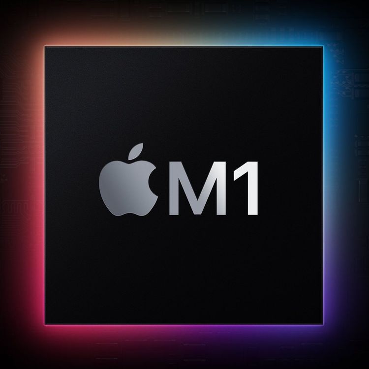 cover art for apple M1. Small chip. Giant leap.