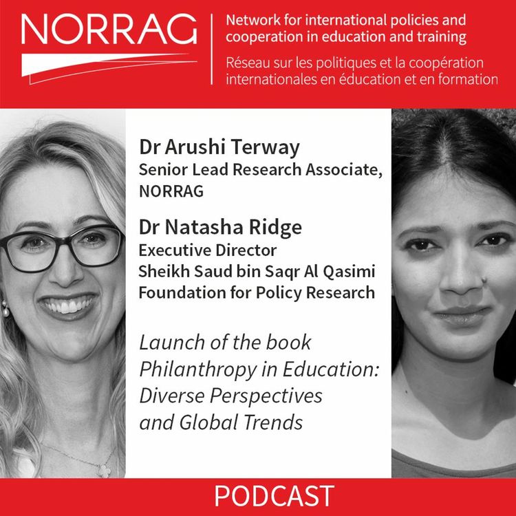 cover art for NORRAG Podcast 01: Book Launch, Philanthropy in Education: Diverse Perspectives and Global Trends