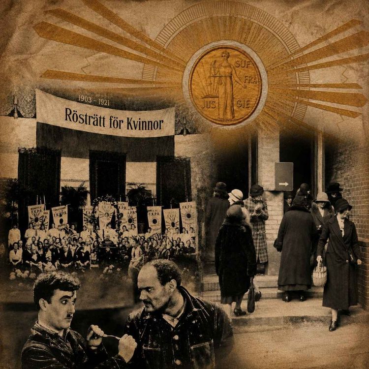 cover art for #125 Kampen för kvinnlig rösträtt i Sverige - med Josefin Rönnbäck