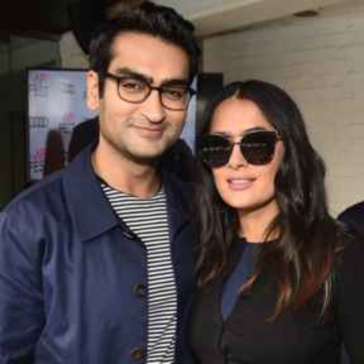 cover art for Eternals stars Salma Hayek and Kumail Nanjiani talk Marvel, Hot Sauce and working with Barry Keoghan