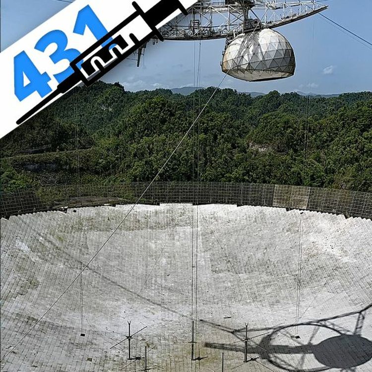 cover art for 431 - Vaccins ARNm, Arecibo, avoir ses Lunes et le chant des Zozios