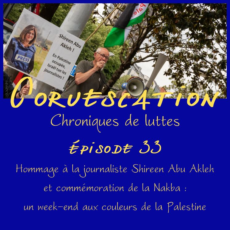 cover art for Hommage à la journaliste Shireen Abu Akleh et commémoration de la Nakba : un week-end aux couleurs de la Palestine