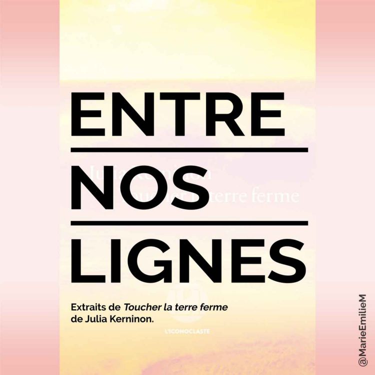 cover art for Julia Kerninon, Toucher la terre ferme