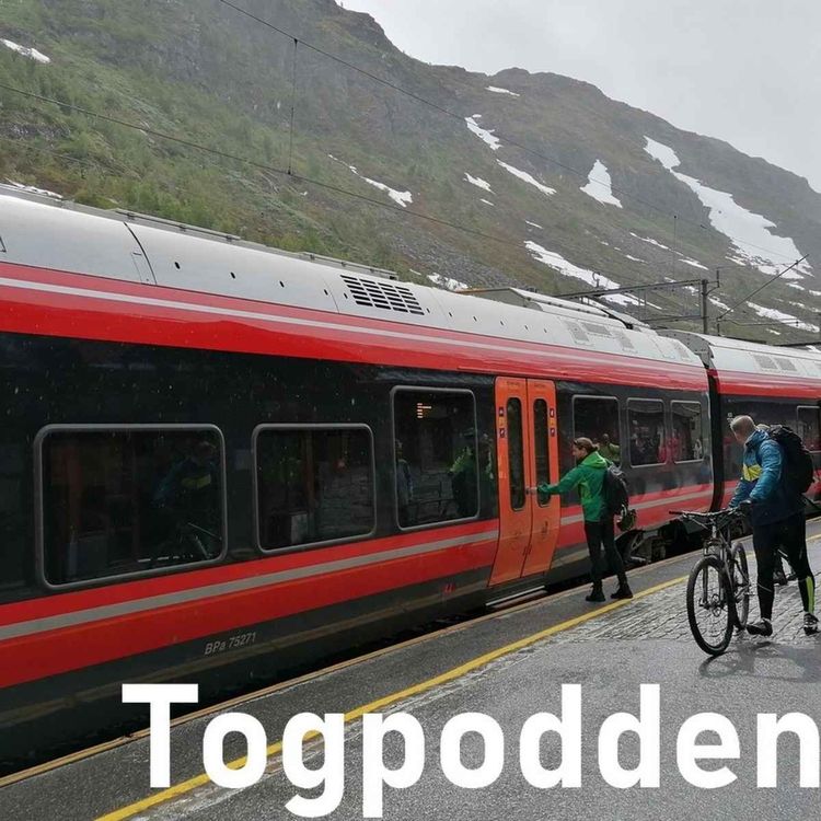 cover art for Togpodden - episode 4, til utlandet på skinner