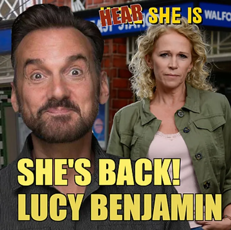 cover art for HEAR SHE IS / EASTENDERS / LUCY BENJAMIN