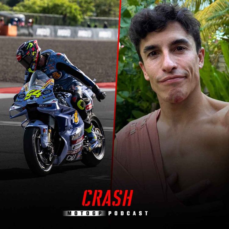 cover art for Aldeguer wins, Marquez injured & Bagnaia hits rock bottom in Mandalika 