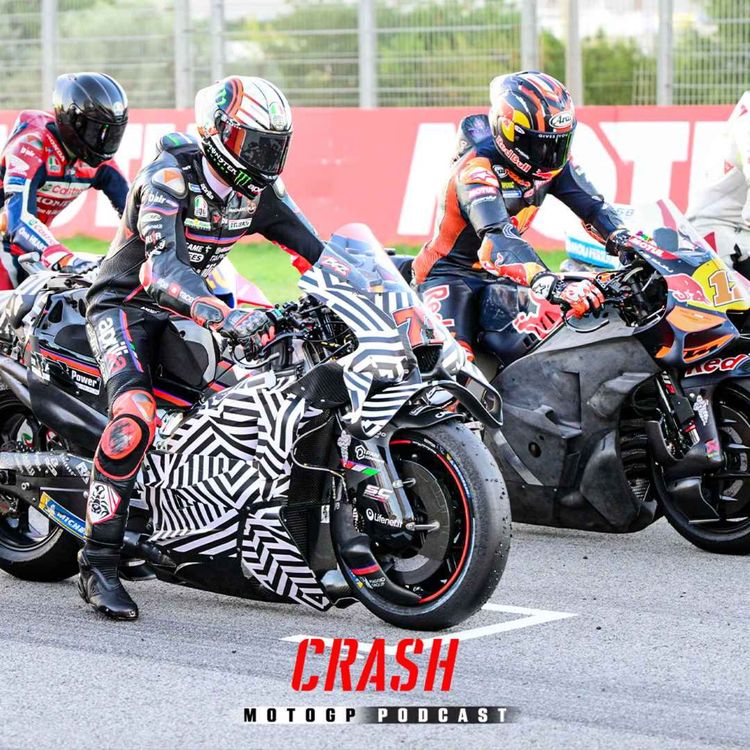 cover art for What did each MotoGP manufacturer test at Valencia? ⚙️ 