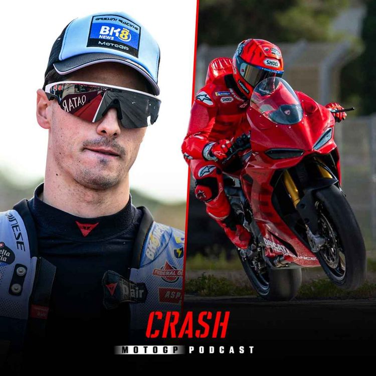 cover art for MotoGP news round-up - Aldeguer injury and Marquez back on track