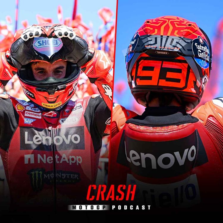 cover art for  How worried should Marc Marquez's rivals be after Aragon? | Crash MotoGP Podcast