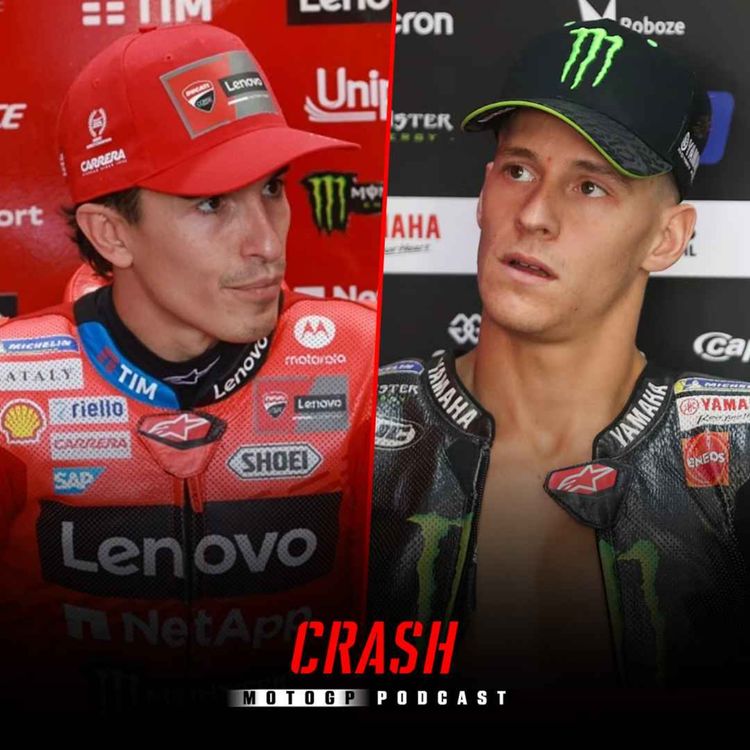 cover art for Fabio Quartararo's relationship with Yamaha is getting worse | Crash MotoGP Podcast
