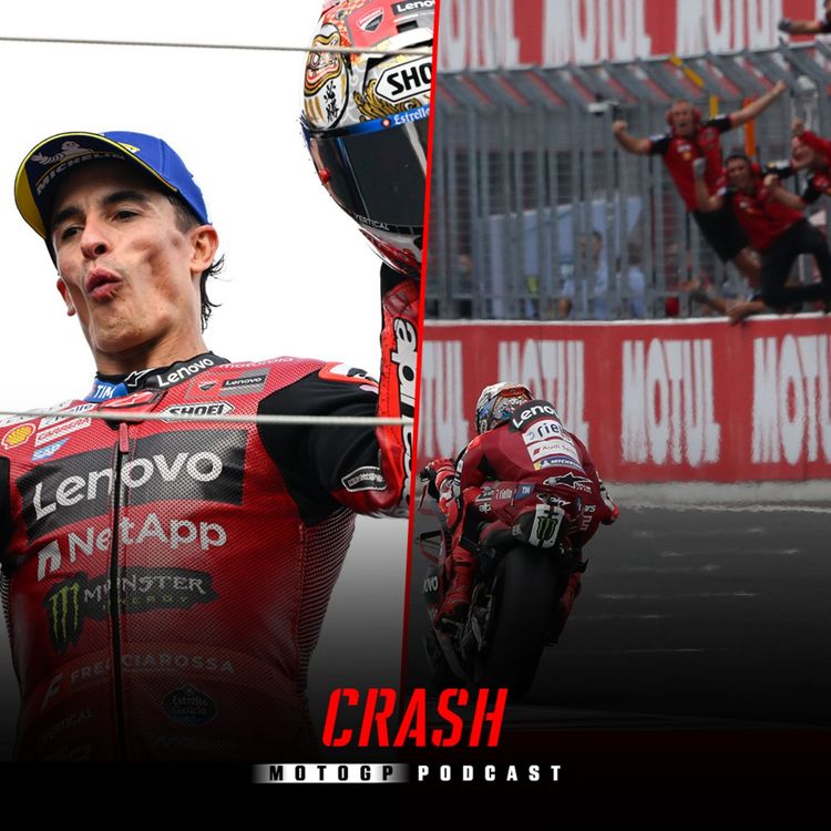 cover art for Marc Marquez gets serious with biggest win of 2026 | Crash MotoGP Podcast
