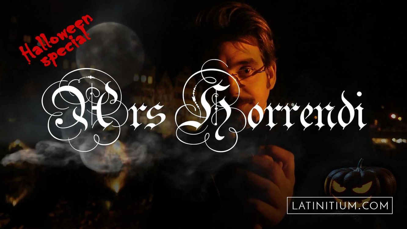 cover art for Halloween special #3 — The Art of Shuddering (Episode in Latin)