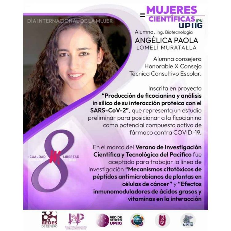 cover art for Entrevista con Angélica Lomelí  | Estudiante Biotecnología