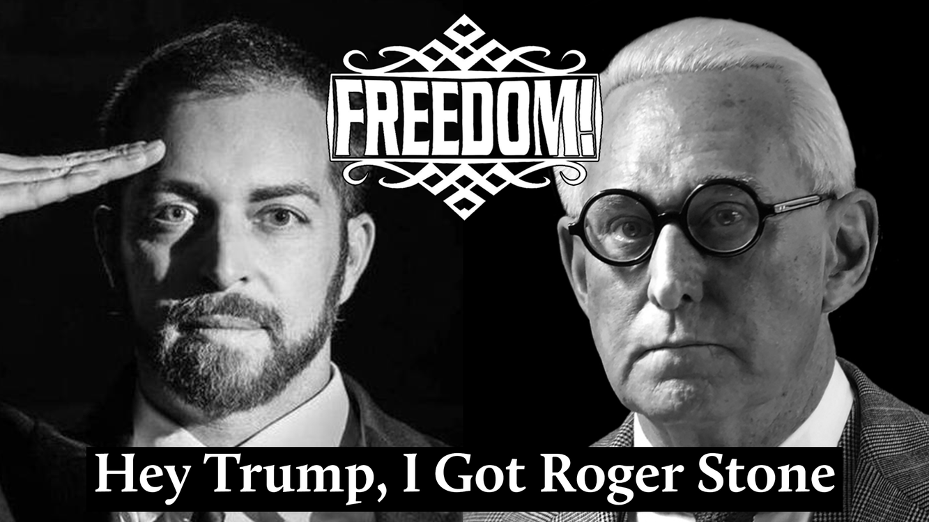 cover art for ADAM VS THE MAN #470 - "Get Me Roger Stone!"