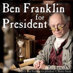 cover art for Benjamin Franklin for President