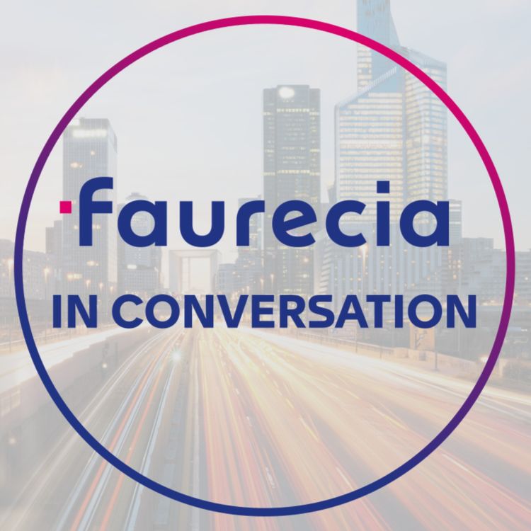 cover art for Faurecia in Conversation, episode 2: Women in Engineering Day special with Vanessa Picron