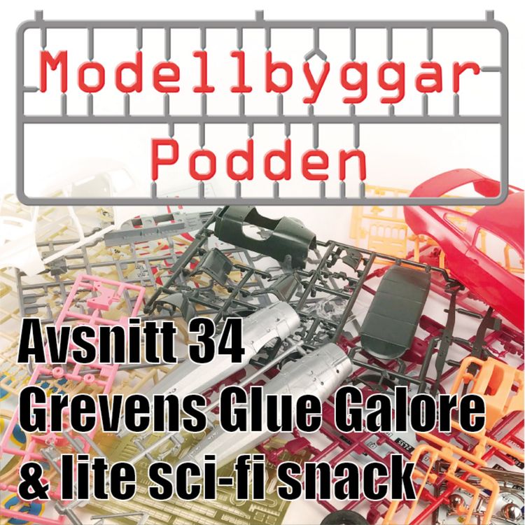 cover art for 34. Grevens Glue Galore och lite Sci-Fi