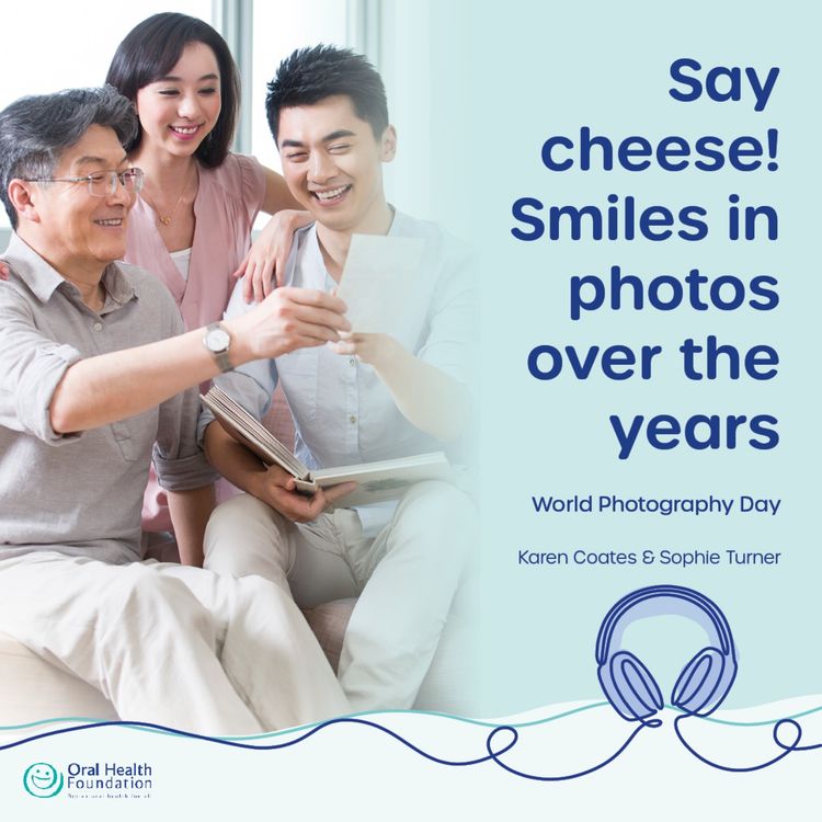 cover art for Say Cheese! How smiles in photos have changed over the years.