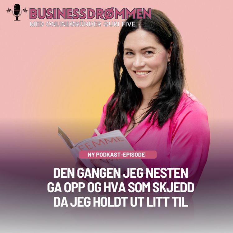 cover art for Den gangen jeg nesten ga opp og hva som skjedd da jeg holdt ut litt til