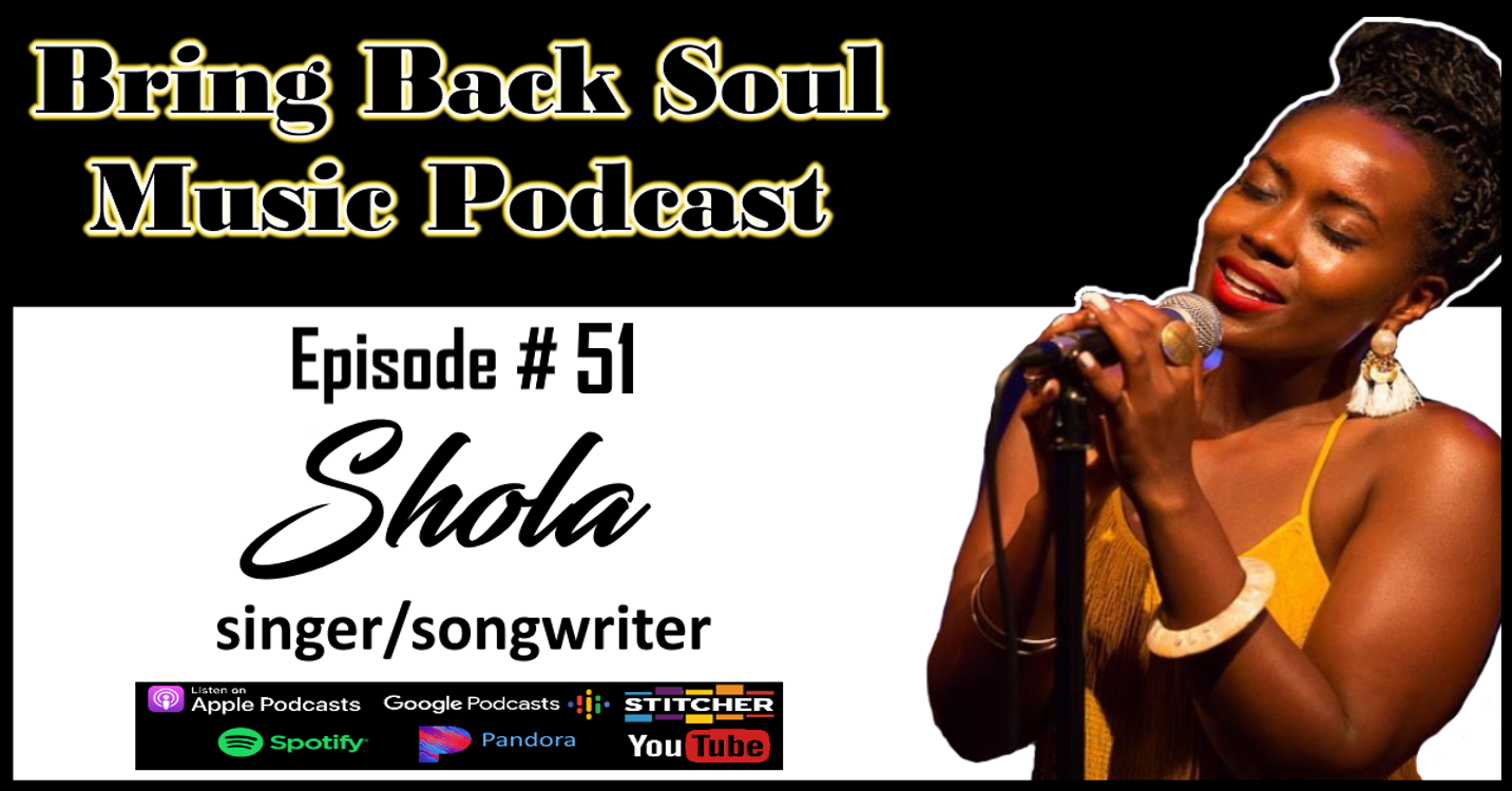 cover art for Getting to Know New York Based Singer/Songwriter SHOLA