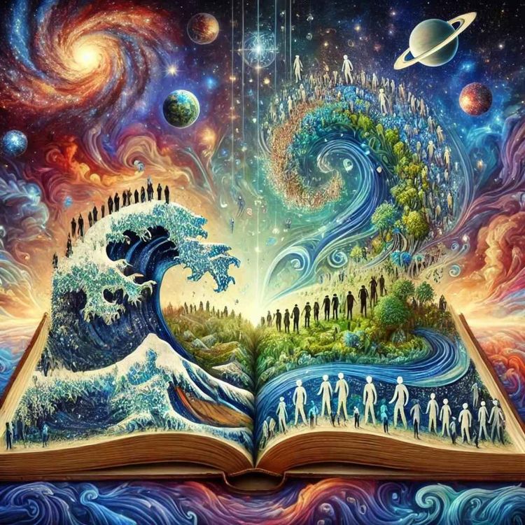 cover art for The World is a Book and We are the Letters (4 minutes)