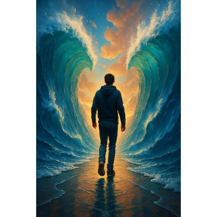 cover art for The Sea is Still Splitting (4 minutes)