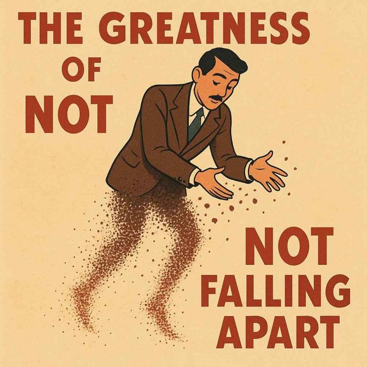 cover art for The Greatness of Not Falling Apart (46 minutes) 