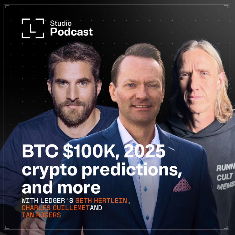 cover art for Bitcoin $100K reactions, 2024 crypto recap, and 2025 predictions