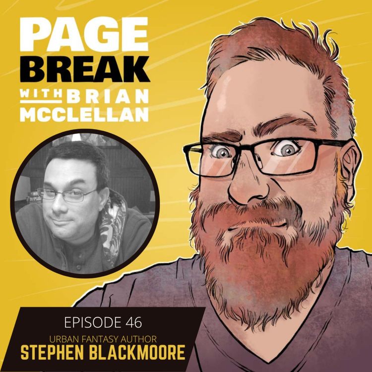 cover art for Ep 46 - Stephen Blackmoore - Urban Fantasy Author