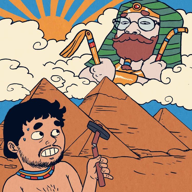 cover art for 110. Vem byggde pyramiderna? 