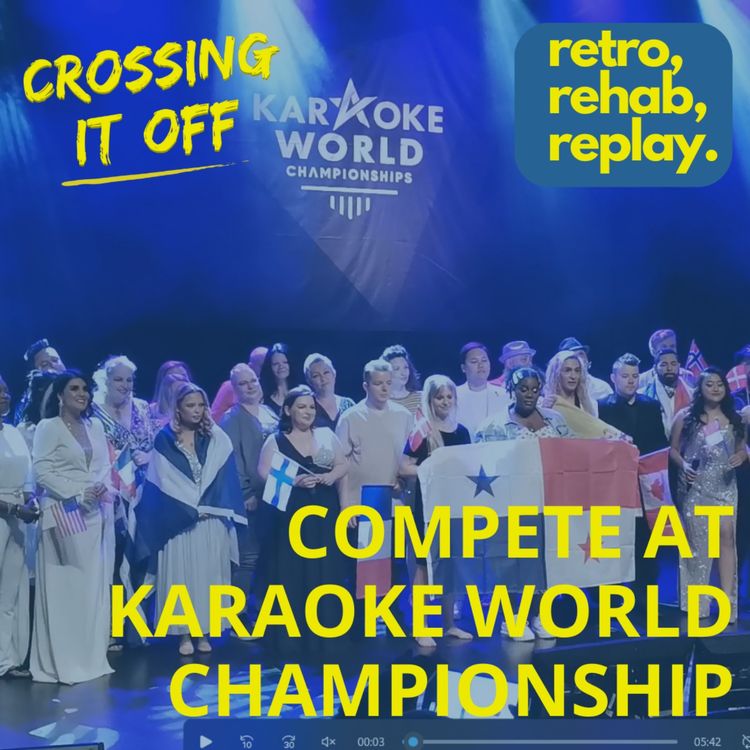 cover art for RRR : Ep 90 : Compete in Karaoke World Championships : Karina Kantas
