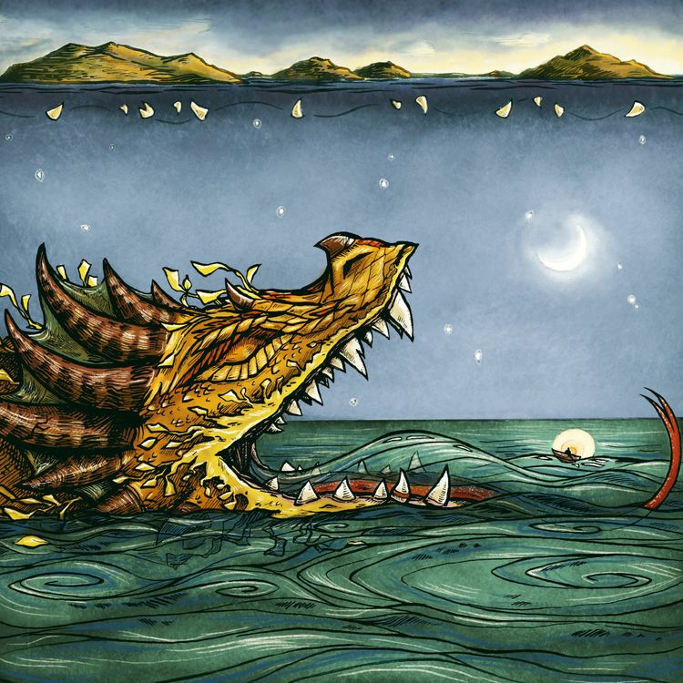 cover art for #4 - Assipattle And The Mester Stoor Worm