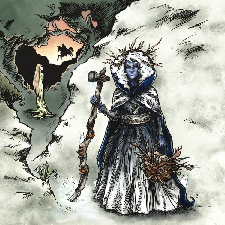 cover art for #2 The Cailleach