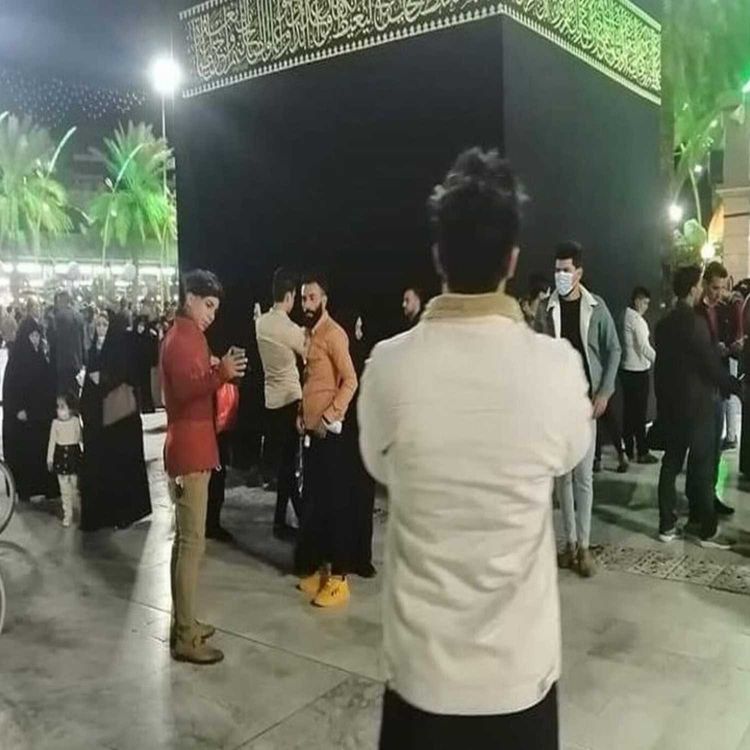 cover art for غضب في العالم الاسلامي بسبب ظهور مجسم للكعبه في كربلاء -العراق