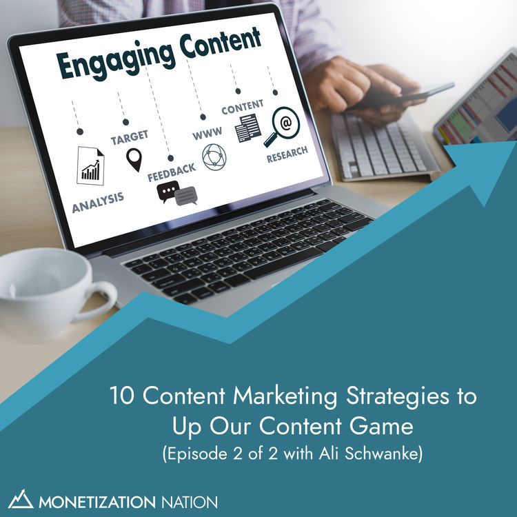 cover art for 140. 10 Content Marketing Strategies to Up Our Content Game