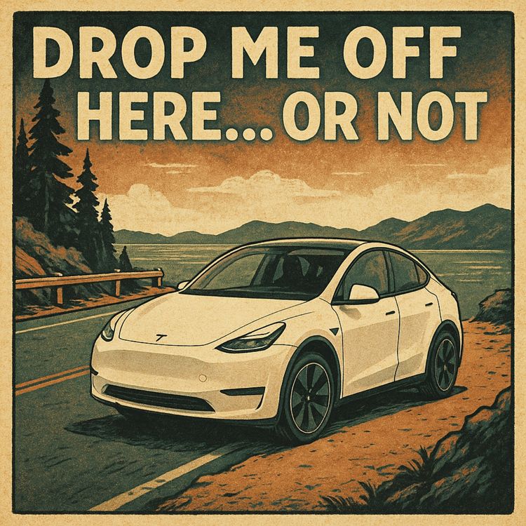 cover art for RoboTaxi, Drop Me Off Here...Or Not