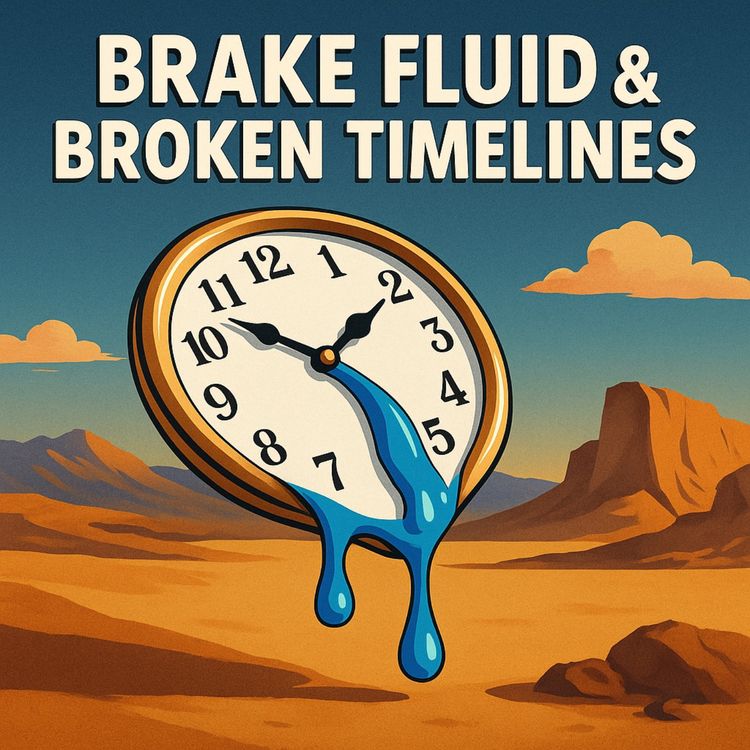 cover art for Brake Fluid and Broken Timelines